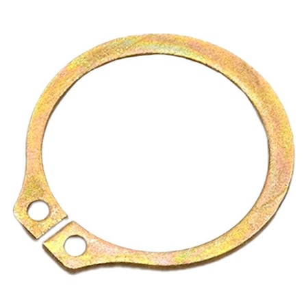 Rotor Clip External Retaining Ring, Steel Zinc Plated Finish, 15/32 in Shaft Dia, 50 PK SH-46ST ZD