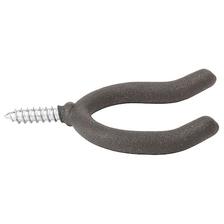 National Hardware 2123BC Series Storage Screw Hook, 40 lb, Steel, Black N112-026