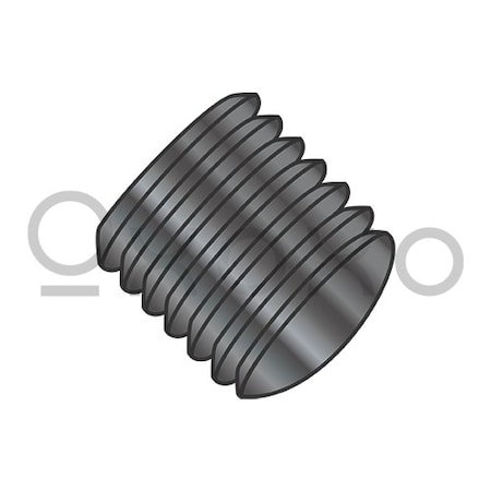 Oxoxo 10-32X3/16 Fine Thread Socket Set Screw Oval Point Imported, 5000PK 380180