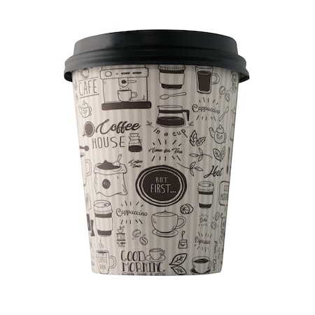 Empress Paper Hot Cup 12oz Stock Good Day Print, 1000PK EHC12-P