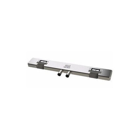 Hanchett Entry Systems SVR Surface Mounted Electric Strike, 12/24VDC, Wide Backset 8-3/8in, Stainless Steel 9200W-630-LMS