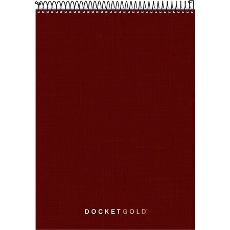 Tops Business Forms TOPS, DOCKET GOLD PLANNER & PROJECT PLANNER, COLLEGE, BLACK, 8.5 X 11.75, 70PK 63753