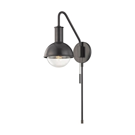 Mitzi Riley 1 Light Plug-In Sconce 10.25 In. Old Bronze HL111101-OB