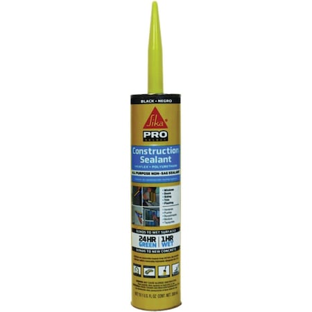 Sika SikaFlex 10.1 Oz. Pro Select Black Construction Polyurethane Sealant 812412