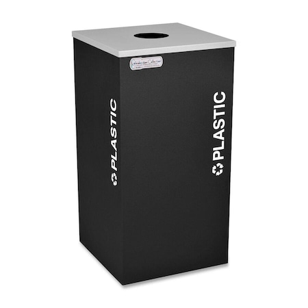 Ex-Cell Kaiser 24-Gal. Square Receptacle - Plastic Decal, Black RC-KDSQ-PL BLX