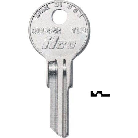 Kaba Ilco Key Blank For Yale Lockset, 01122R, 10PK AL2830225B