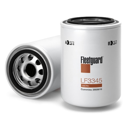 Fleetguard Oil Filter Cellulose Spin On LF3345