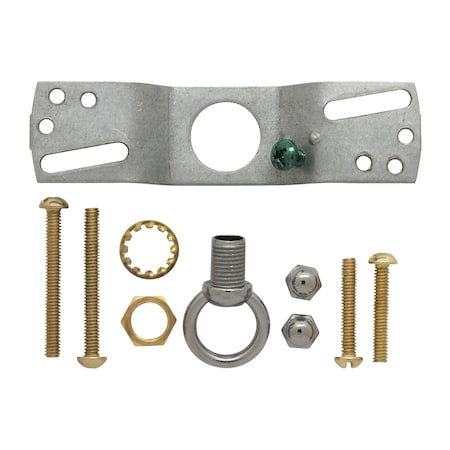 Satco 1in Loop Parts Bag Chrome Finish 90/1691