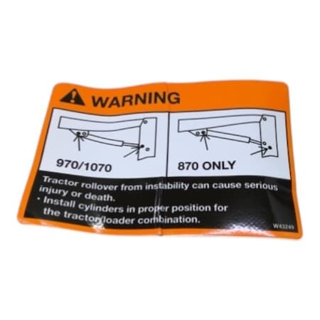 John Deere LABEL, OEM W43249