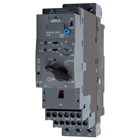 Siemens Overload Relay, 1NC/1NO, 1 A Min current, 4 A Max current 3RB3016-2PE0