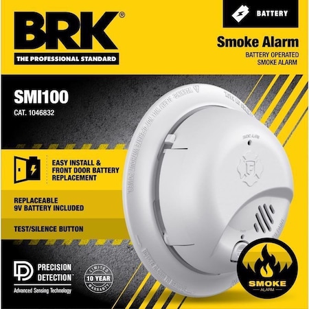Brk Battery-Powered Ionization Smoke Detector 1046832