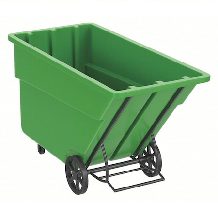 Zoro Select Tilt Truck, Medium-Duty, 1-1/8 cu yd, Green 1.1 CU-S GREEN