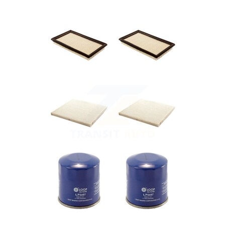 Pur 2x Air + 2x Cabin + 2x Engine Oil Filter 6 Total Kit For Nissan Altima Murano Maxima KFM-100714