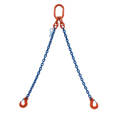 Starke Chain Sling, 3/8in, G100, Sling Hook, 2 ft SCSG10038-2LS-2