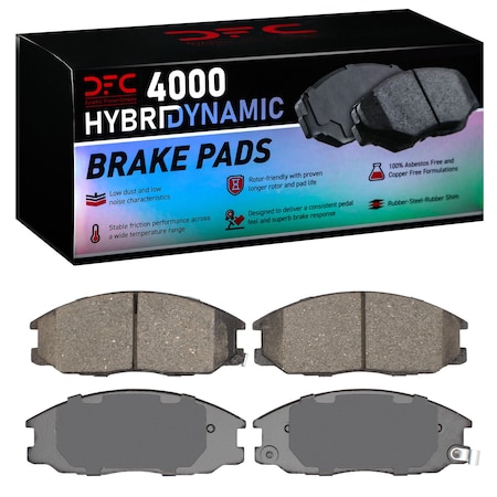 Dynamic Friction Co DFC 4000 HybriDynamic Brake Pads 4000-0864-00