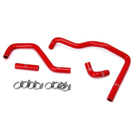 Hps Performance High Temp Reinforced Silicone Heater Coolant Hose Kit, Red,  57-1587-RED