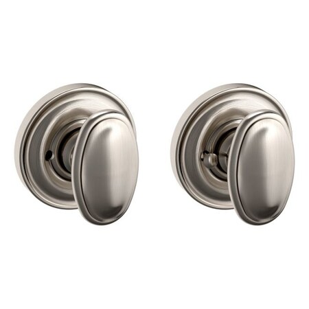 Baldwin Preconfigured 5057 Knob with 5148 Rose Privacy Lock with 2-3/8in Backset and Full Lip 5057056PRIV