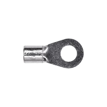 Auveco 6 Gauge 5/16in Stud Ring Terminal Non-Insulating, 25PK 15163