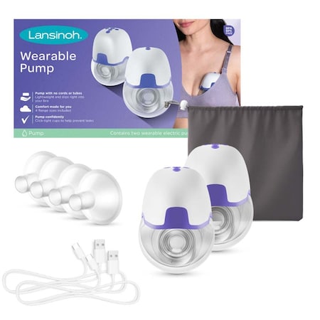 Lansinoh Hands Free Double Electric Breast Pump 1238673_CS