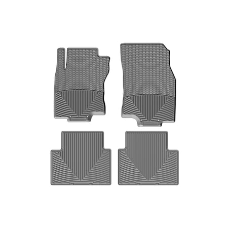 Weathertech Grey, Front and Rear All Weather Floor Mats W412GR-W217GR