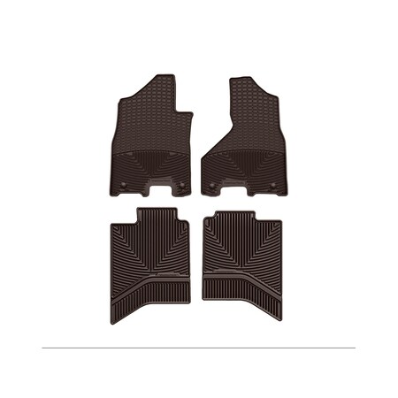Weathertech Cocoa, Front and Rear All Weather Floor Mats W516CO-W336CO