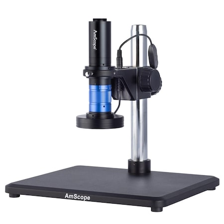 Amscope H756 Sereies Zoom Lens Monocular Stereo Microscope 0.7X-8.4X 0.7X-5.6X w/Detent, 1.5X C-Mount Interf H756TDLC-C150-TS-10M