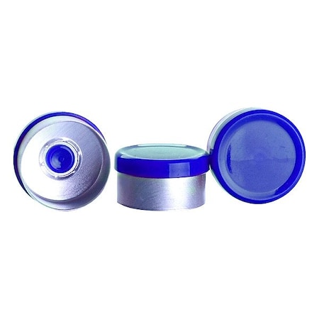 Wheaton Lab Bottle Caps, Blue, 13 mm Dia, PK285 W988010-S