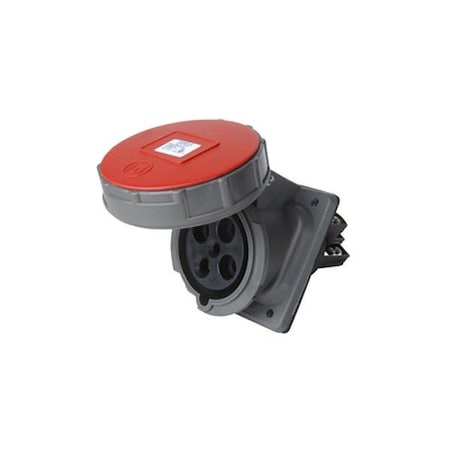 Legrand PinandSleeveRcptcl, 60A, 30hp, Gry, Nylon PS460R7W