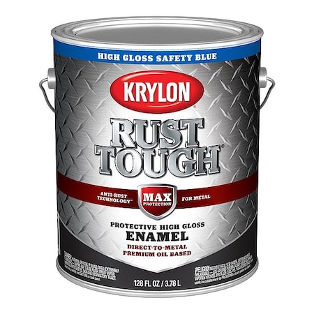 Krylon Alkyd Coating, Paint, Solvent, Safety Blue K09741008