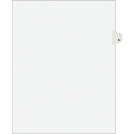 Avery Dividers, Index, Sidetab, G 25PK AVE01407