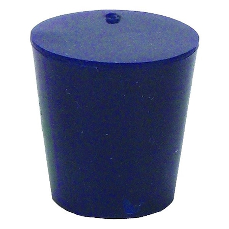 United Scientific Supplies Inc Stopper, 25 mm H, Silicone, Blue, PK12 UNSST3
