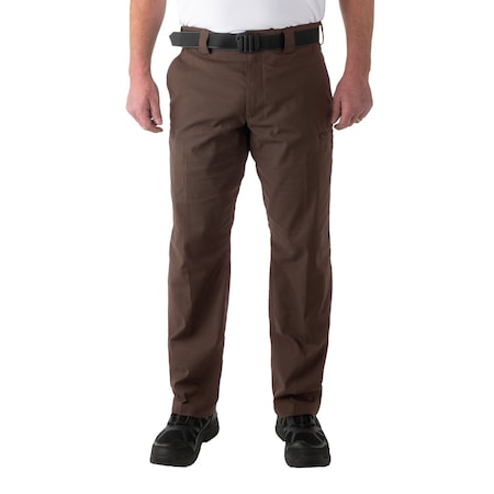 First Tactical TACTICAL UNIFORM PANTS, 44 in, Kodiak Brown, 35% Cotton Ripstop, 65% Polyester 114041