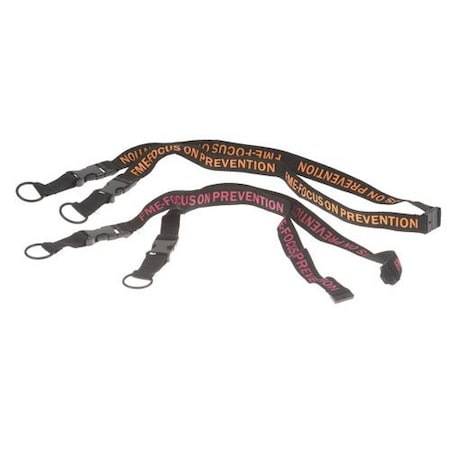Ty-Flot Neck Lanyard, with Dual Clips, PK50 NLPR1934WOR
