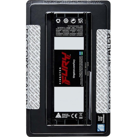 Kingston 128GB 5600MT/S DDR5 ECC REG CL36 DIMM KIT OF 8 FURY RENEGADE PRO XMP KF556R36RBK8-128