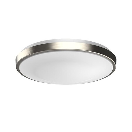 Westgate 11in LED SINGLE RING FLUSH MOUNT 16W 1200LM 5CCT 27/30/35/40/50K 120V R80 DIM ES, ETL, FCC, BN FSL-11-MCT5