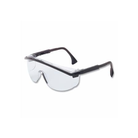 Uvex Astrospec 3000 Eyewear, Clear Lens, Polycarbonate, Anti-Fog, Black, 10PK 763-S1359C