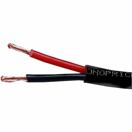 Monoprice Speaker Wire CL2 Rated 2-Conductor 18AWG 500ft Black 41401