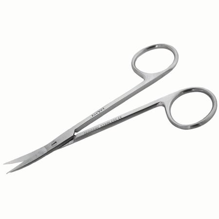Jorgensen Laboratories Iris Scissors, Curved, 4 1/2" J0075IWC