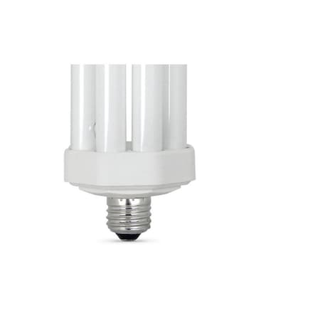 Feit Electric Compact Fluorescent Bulb, 65W Tubular Lamp, E39 Mogul Base, 4550 Lumens, 6500 K Color Temp, Frosted PLF65/65