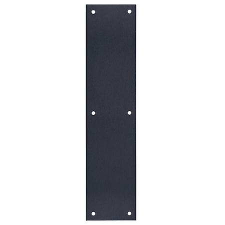 Perfectpatio 3.5 x 15 in. Stainless Steel Push Plate, Matte Black PE3266502