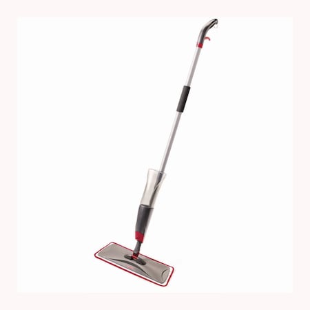 Rubbermaid Commercial Reveal Microfiber Spray Mop Kit, Microfiber Head, 54.5in Silver/Black Handle 2856049