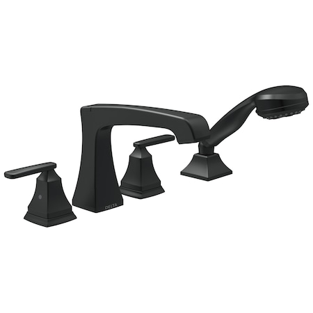 Delta Ashlyn Roman Tub Trim with Hand Shower T4764-BL