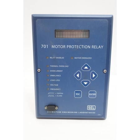 Sel 701 MOTOR PROTECTION RELAY 95-240V-AC 0701011XXX
