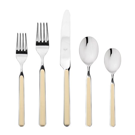 Mepra Fantasia Flatware  Set - 5 Pcs. - Sesame 10D622005