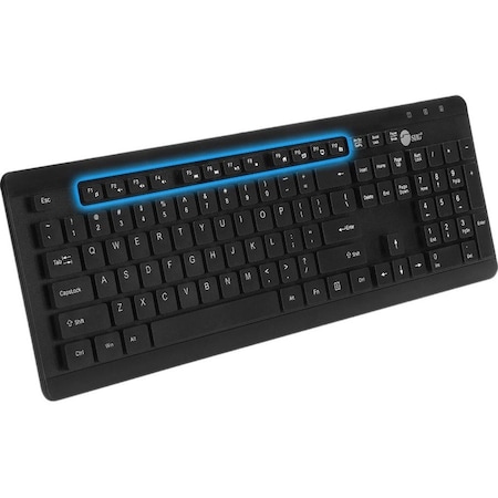 Siig INDUSTRIAL / MEDICAL GRADE WASHABLE & DUSTPROOF USB MULTIMEDIA KEYBOARD, IP68 CO JK-US0U11-S1