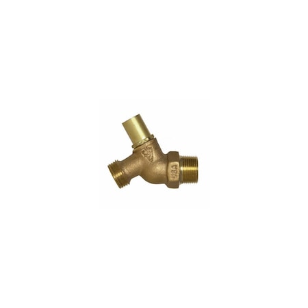 Arrowhead Brass No-Kink Loose Key Hose Bibb, Lead-Free, 3/4-In. MPT x 3/4-In. Hose Thread 351LKLF