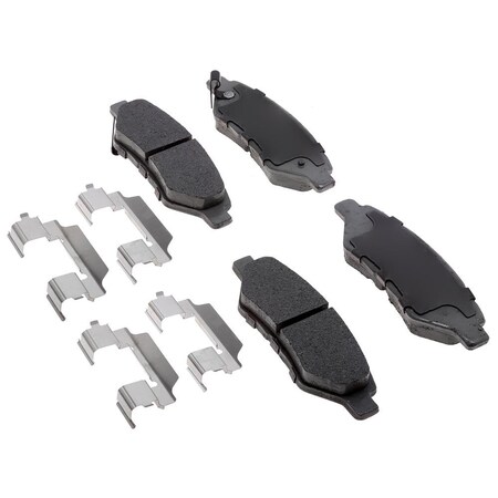 Acdelco PAD KIT RR DISC BRK, Disc Brake Pad Set,  14D1337CHF2