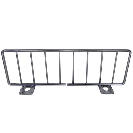 Angola Wire Products Chrome Divider, Fits Lozier/Madix Style Shelf, 3" x 9" Size, Chrome, PK50 C-FD309CN-7