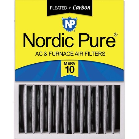 Nordic Pure 16x20x5 (4 3/8) Honeywell Replacement Air Filters MERV 10 Plus Carbon 1 Pack (16x20x5HPM10C-1)