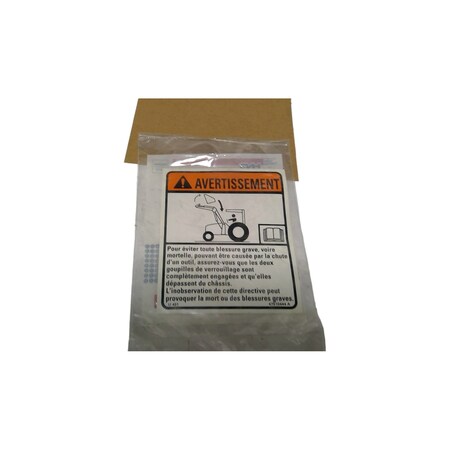 Cnh DECAL WARNING, CNH OEM 47510444 47510444